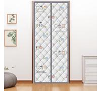Thermal Door ain, Thick Cotton Ox Fabric, Waterproof Ilat, Keeps Unwanted Air Out for Winter, Patio Use, 39x83 Inch