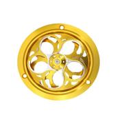 Thermal Fan Motorcycle Modified Fan Cover Engine Cooling Radiator Decoration For Sprint For Primavera 150(Yellow)