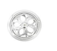 Thermal Fan Motorcycle Modified Fan Cover Engine Cooling Radiator Decoration For Sprint For Primavera 150(White)