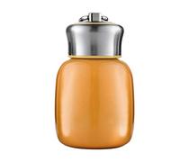 Thermal Flask, 200ml Mini Vacuum Flasks Vacuum Insulated Water Bottle Non-Leak Vacuum Hot and Cold Water Bottle Girls Boys Adult (Orange red)