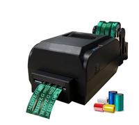 Thermal Foil Stamping Printer for Ribbons and Fabric Labels, Supports 50+ Languages, Ideal for Customization and Crafting
