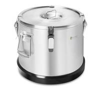 Thermal Food Container 15 L Royal Catering Rubber Base - Thermal Containers by Silver
