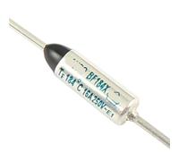 Thermal Fuse BF184 BF184X 10A 16A 250V BF 184C Cutoff TF Pellet TCO Axial Lead Temperature Links 5Pcs(16A BF184X)