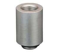 Thermal Grizzly DeltaMate Extender MF28 - Matte-Nickel - 28 mm G1/4 Male-to-Female Spacer for Custom PC Water-Cooling