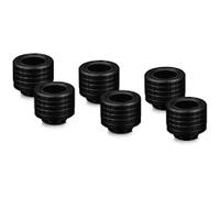 Thermal Grizzly DeltaMate HT14 Hard Tube Black 6 Pack Fittings - 14mm