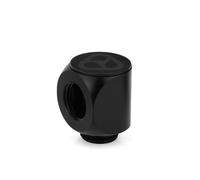 Thermal Grizzly DeltaMate Rotary - 90° Black Water Cooling Fitting - G1/4'' Thread, CNC-Machined Brass Matte-Black