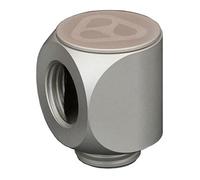 Thermal Grizzly DeltaMate Rotary - 90° Black Water Cooling Fitting - G1/4'' Thread, CNC-Machined Brass Matte-Black