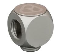 Thermal Grizzly DeltaMate Rotary T, Matt Nickel, G1/4 Thread, Brass, EPDM O-ring