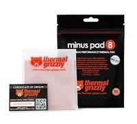 Thermal Grizzly Minus Pad 8-100x100x3.0mm Thermal Interface Pad, Electrically Non-Conductive, High Thermal Conductivity & Compressibility for SSDs, GPUs & Electronics