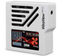 Thermal Grizzly WireView Pro II GPU White Reversed - GPU Monitoring Device for 12V-2x6 and 12VHPWR Graphics Cards with Per-Pin Current Monitoring, TFT-IPS Display and 90-Degree Cable Routing
