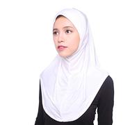 Thermal Hat Scarf and Gloves Set Ladies Tartan Shawl Best Teacher Gifts Causal Autumn Winter Headscarf Inner Cap Cover Muslim Hijab Women Full Hat Scarf Bargains of The Day Sale