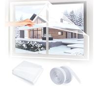 Thermal Ilat Window Film Kit Winter Frost Protect Keeps Cold Out C EVA 50 300cm Energy Efficient Heat BER (W140*H150cm)