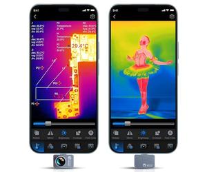 Thermal Imaging Camera P2 Pro Thermal Camera Android with Macro Lens for PCB Inspection Infrared Camera 1112℉ Prof High Temp. 15x Zoom Smallest Thermal Imager 9g