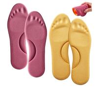 Thermal Insoles, 2 Pairs Self-Heating Warm Insoles for Women, Reusable Breathable Heated Shoe, No-Odour Heated for Women Men Size 37-38