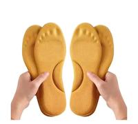 Thermal Insoles 2pair Self Heated Thermal Insoles for Feet Winter Thicken Memory Foam Shoe Pads Men Women Sports Shoes Self-Heating(Yellow,EU 40-41)