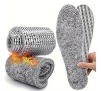 Thermal Insoles Insulating Shoe Insole for Women Men Boots Heating Thick Foil Foam Comfort Cushion Winter Boot Warm Shoes Insert Pads Inner Soles Insulated Trainer Inserts Reusable Footbeds (1 Pair)