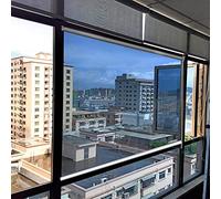 Thermal Insulated Daylight Privacy Roller Shades 60-140cm Mirror Effect Waterproof Heat Control Ideal for Home and Salon Use Blackout Window Treatments