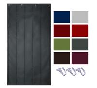 Thermal Insulated Door Cover - Winter Door Curtain with Windproof and Soundproof Design, for Entryways, Patio & Rooms(B,110-220CM)