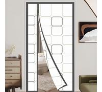 Thermal Insulated Door Curtain Cover,Waterproof EVA Cover rs Transparent Thermal Seal Kit to Avoid Cold in Winters Heat Blocker for Basement, Balcony & Patio Doors