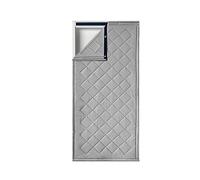 Thermal Insulated Door Curtain Soundproof Manta for French Doors Windproof Thick Panel Energy-Saving Air Conditioning Barrier Winter Heat Retention Noise Reduction Solution