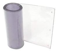 Thermal Insulated Plastic Strip Curtain - 12pcs 1.8x2.2m Flexibility Eyelet Partition for Kitchen, Warehouse, Frozen Entrance - 1.7mm Thickness, Energy Saving & Privacy Solution