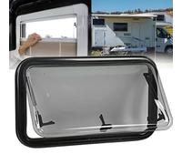 Thermal Insulated RV Replacement Window, Waterproof Aluminum Alloy Sliding Window for Trailers & Motorhomes, 900x550mm - Durable & Energy Efficient