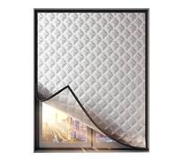 Thermal Insulated Window Cover, Winter Insulated Window Curtain for Winter Keeping Warm, Oxford Cloth Roll-Up Thermal Blackout, 100x180cm, No Drill Easy to Install