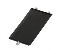 Thermal insulating blackout roller blinds with cordless retractable design, perfect for reducing heat transfer and providing darkness in any room (40 * 125cm Black)
