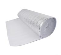 Thermal Insulation Reflective Film Aluminum Foil Heat Barrier For Home Radiators Energy Saving Multi-Function Easy Install 3mm Thick PET Material 10m X 0.5m Roll(50cm*5m)