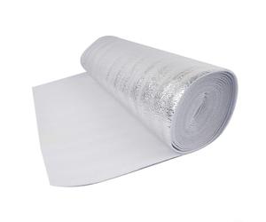 Thermal Insulation Reflective Film Aluminum Foil Heat Barrier For Home Radiators Energy Saving Multi-Function Easy Install 3mm Thick PET Material 10m X 0.5m Roll(50cm*5m)