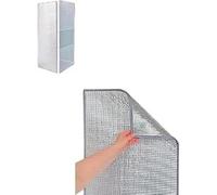 Thermal Insulation Reflective Film Blanket for Freezer Refrigerated Storage, Energy Efficient Insulating Material, Keeps Temperature Stable, 4 Pack