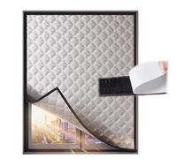 Thermal Insulation Reflective Film, Peel and Stick Radiant Barrier for Windows, Attic, Bathroom, Skylight, Enhances Privacy and Energy Efficiency