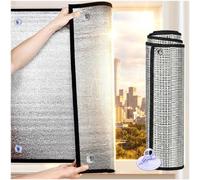 Thermal Insulation Reflective Window Film, Blackout Privacy Film for Windows, Aluminium Foil Sun Protection Film, Sun Blocking Anti-uv Anti-glare Glass Tint Sticker,W×H-40x50cm/16 * 20in