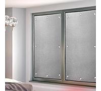 Thermal Insulation Reflective Window Film - Total Blackout Aluminum Foil Sun Protection and Privacy Sticker