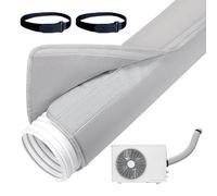 Thermal Insulation Sleeve for Air Conditioning Pipes - Long Exhaust Pipe Wrap | 3 Layer Waterproof Adjustable Insulated Sleeve for Tube Energy Saving Protection