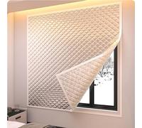 Thermal Insulation Window Cover, Self-Adhesive Insulated Window Curtains Blackout Roller Shades Privacy Protection,Winter Cold-Proof Keep Warm,Width x Height