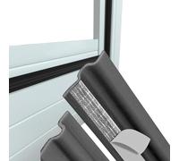 Thermal Insulation Windows - Weather Stripping Sliding Window Insulates the Cold and Prevents Heat Escape - Rubber Seal Window Aluminium - Seal Strip for Doors and Windows Sound Insulation (8 M Black)