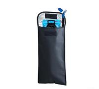 Thermal Insulator Bag for 2L Water Bladder Oxford Fabric Lightweight Sleeve Self-Adhesive Layer Maintains Beverage Temperature Black 41x19.5cm for