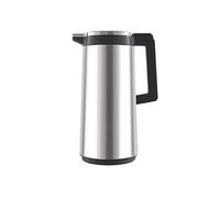 Thermal Jug Dispenser, Insulated Pump Carafe Coffee Pot 1.3L/1.6L/1.9L Stainless Steel Shell Glass Inner(1.3L)
