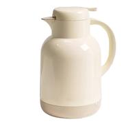 Thermal Jug Dispenser, Thermos Pot with Temperature Display and 1 Button Dispensing 1.3-2.0L Multicolor(Wit,1.7L)