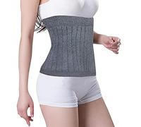 Thermal Knit Lumbar Warmer Cashmere Abdominal Binder Lower Back Support Belt Brace Stomach Kidney Trimmer Band Postpartum Belly Warming Kidney for Women Maternity Recovering