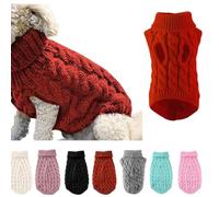 Thermal Knitted Dog Sweater For Small Medium Dogs, Winter Dogs Cats Coat Warm Outfits, Small Clo Sweaters Sweartershirts Dog