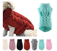 Thermal Knitted Dog Sweater For Small Medium Dogs, Winter Dogs Cats Coat Warm Sweaters Dog Clo Small Sweartershirts Outfits,