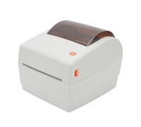 Thermal Label Printer HD Print for Shipping Labels, Control Ticket Printer for Beginners with Teaching CD, Universal for All Platforms (UK Plug 100-240V)