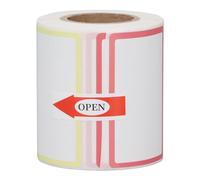 Thermal Label Printer Paper Roll, 220 Sheets, 50x30mm, and Oil Self Adhesive Thermal Labels by Generic Brand for Home, Office, and School Organizing (4 Colors Frame)