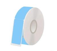 Thermal Label Printer Tape for Dymo for p15 D35 Network Wire Tags - Oilproof Vinyl Labels 12mm x 9m(Blue)