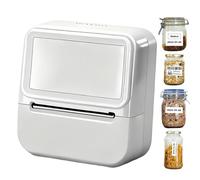 Thermal Label Printer - Wireless Inkless Sticker Maker, Compact ABS Thermal Printer | Size 8x8.2x4cm Efficient Label Printing For Home Office Workplace Business Shipping Mailing Organisation Inventory