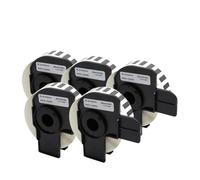 Thermal Label Rolls 29mmX30.48m Continuous DK-22210 DK22210 Compatible with QL Printer(5 Pcs)