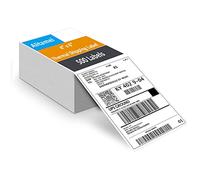Thermal Labels 4x6, Packs of 500, Fanfold Thermal Printer Labels | Address Labels, Permanent Adhesive, for Shipping and Address Mailing, Compatible with Thermal Transfer & Direct Printers
