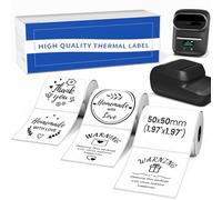 M110 Labels, 3 Rolls 50x50mm Round Labels Compatible with Phomemo M110, Self-Adhesive Direct Thermal Label Paper for Phomemo M110 M220 M221 Label Maker